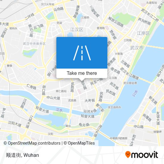 顺道街 map