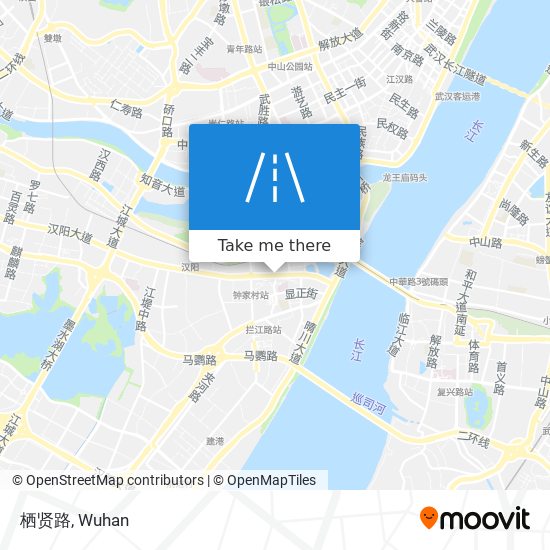 栖贤路 map