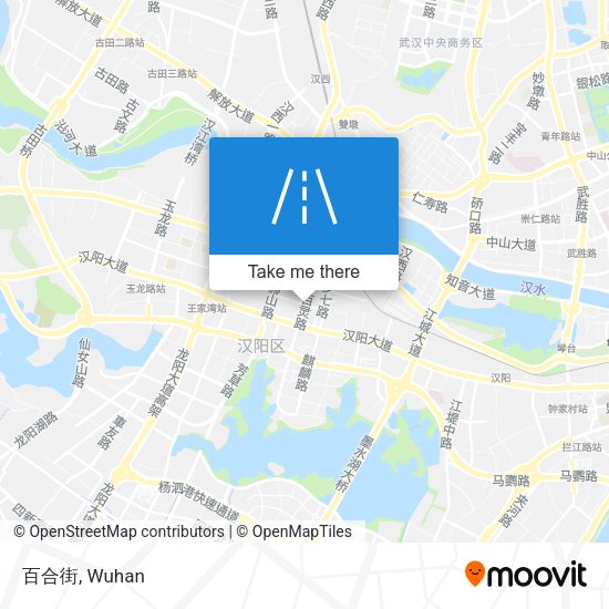 百合街 map