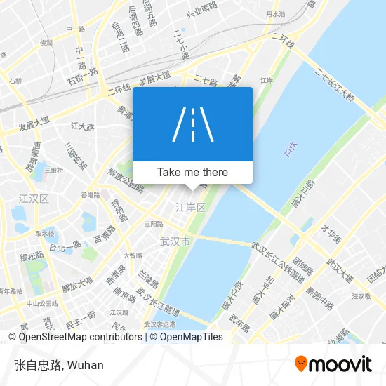 张自忠路 map