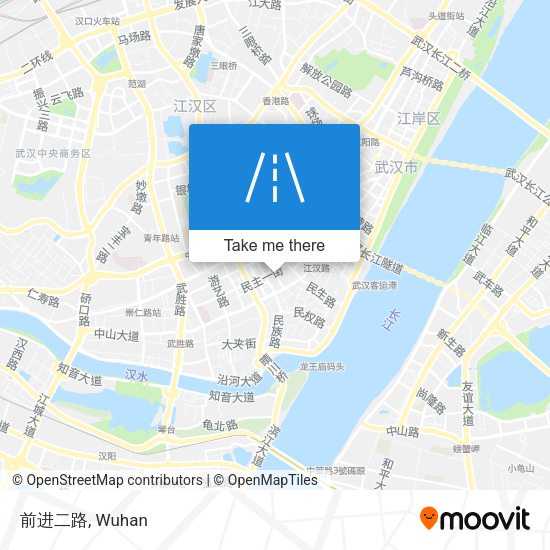 前进二路 map