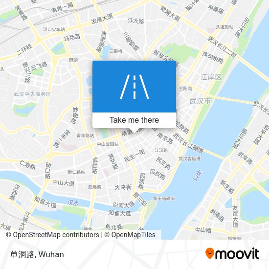 单洞路 map