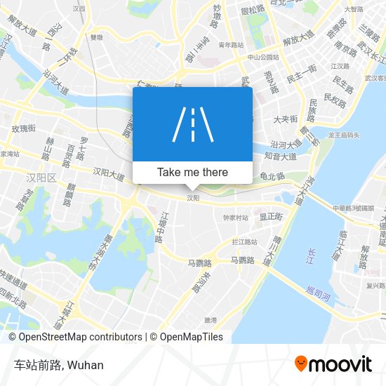 车站前路 map