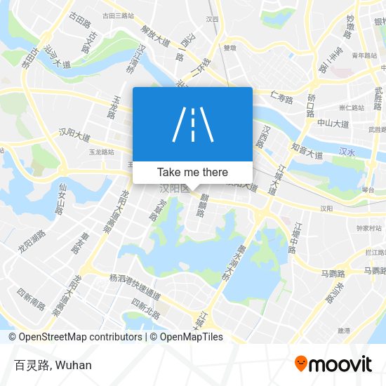 百灵路 map