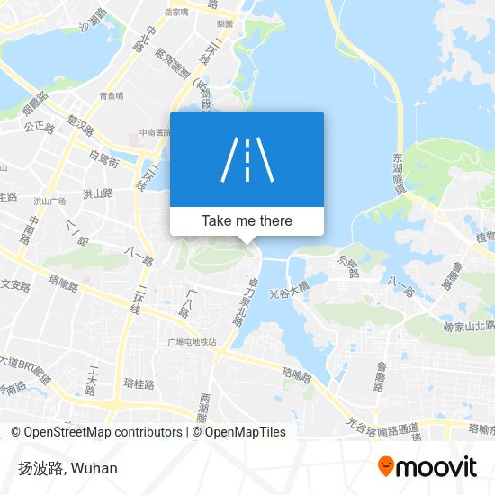 扬波路 map