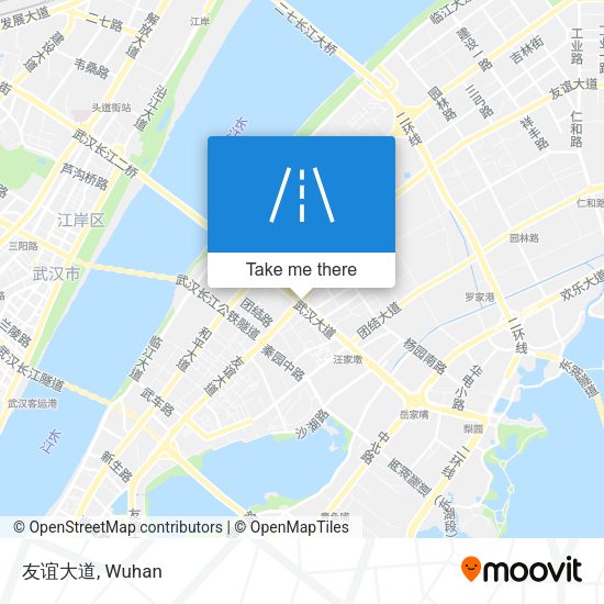 友谊大道 map