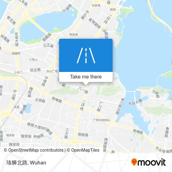 珞狮北路 map