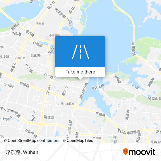 珞滨路 map