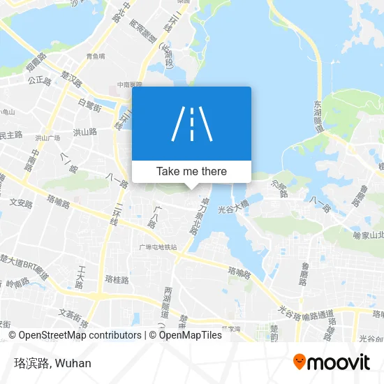 珞滨路 map