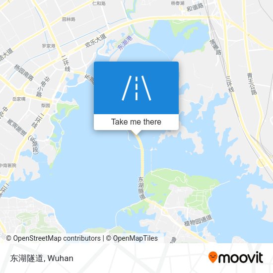 东湖隧道 map