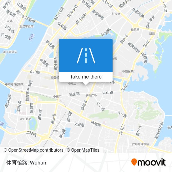 体育馆路 map