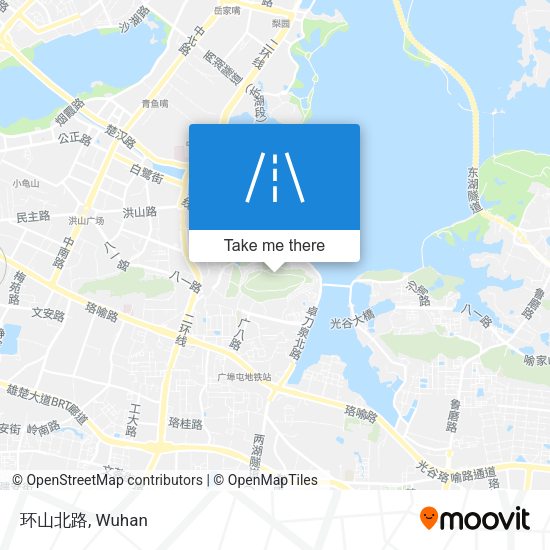 环山北路 map