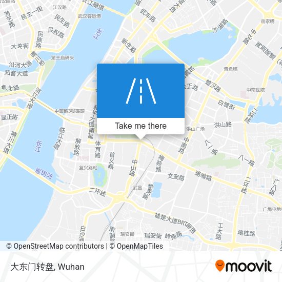 大东门转盘 map