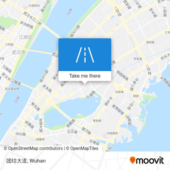 团结大道 map