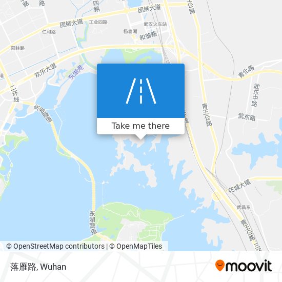 落雁路 map