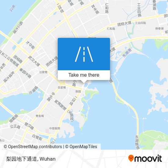 梨园地下通道 map