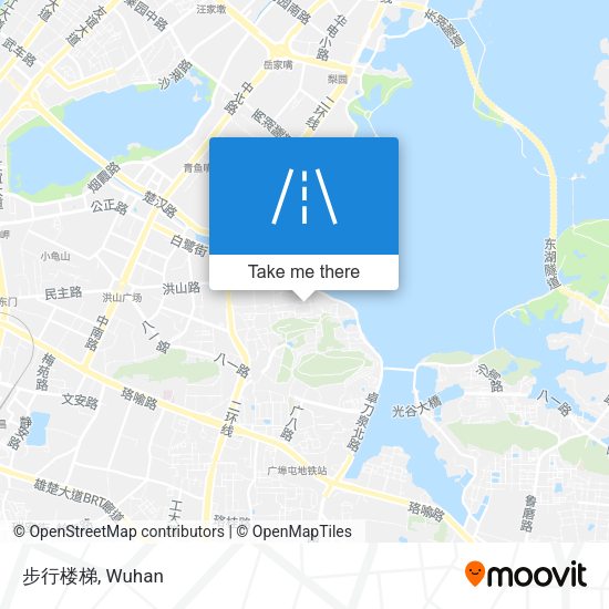 步行楼梯 map