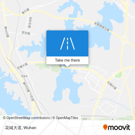 花城大道 map