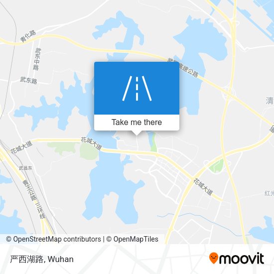 严西湖路 map