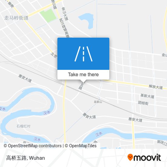 高桥五路 map
