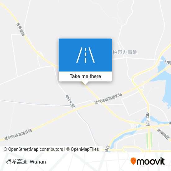 硚孝高速 map