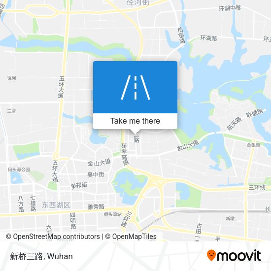 新桥三路 map