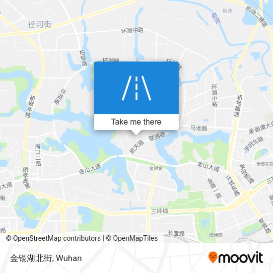 金银湖北街 map