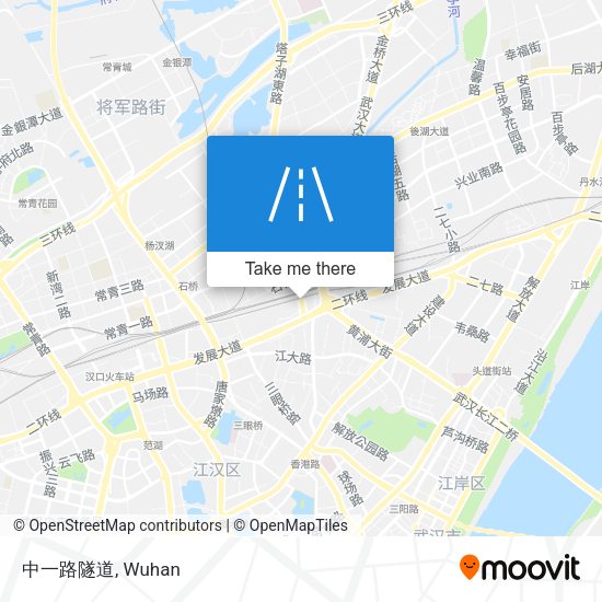 中一路隧道 map
