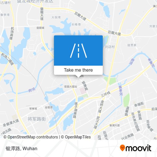银潭路 map