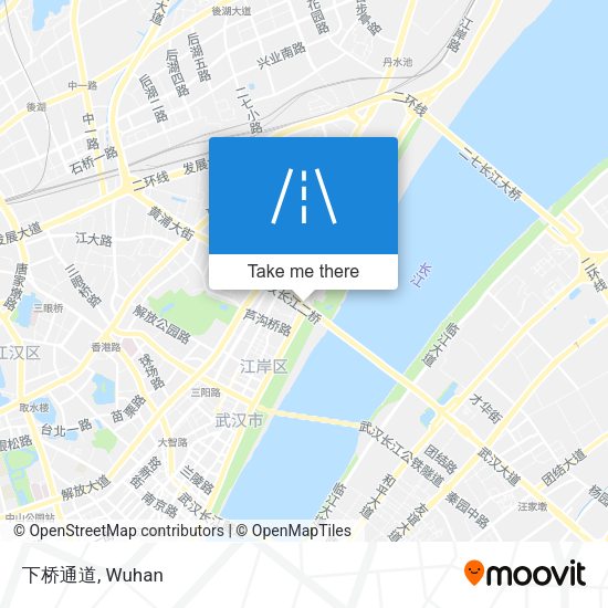 下桥通道 map