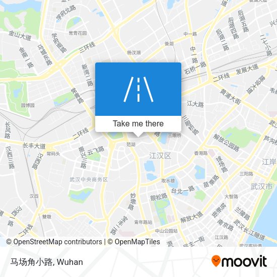 马场角小路 map