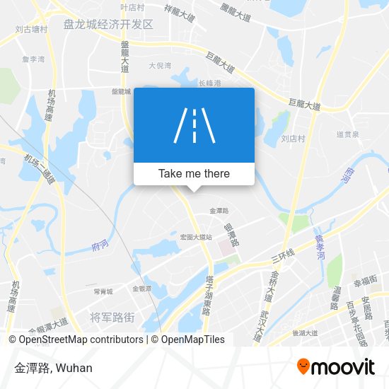 金潭路 map
