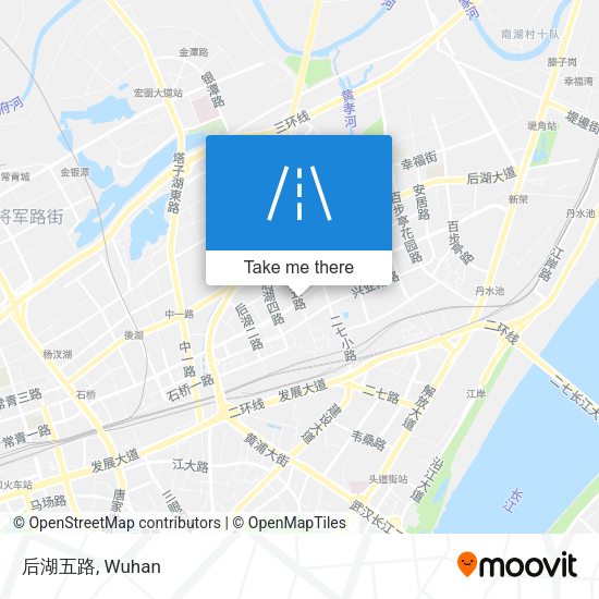 后湖五路 map