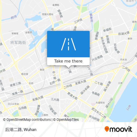 后湖二路 map