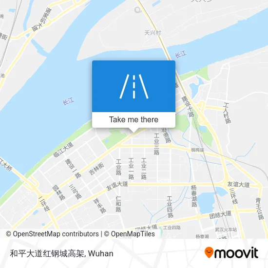 和平大道红钢城高架 map