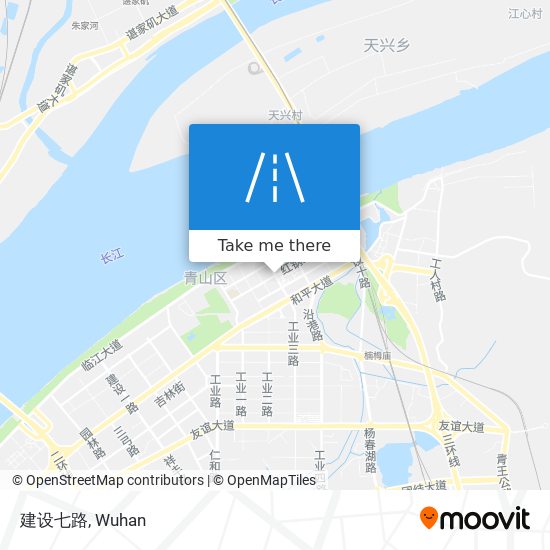 建设七路 map