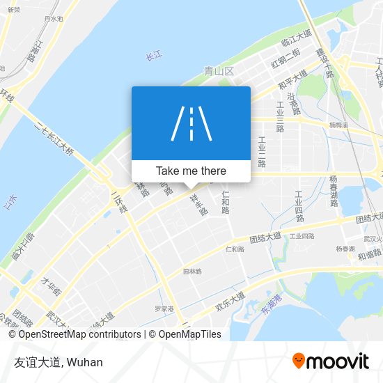 友谊大道 map