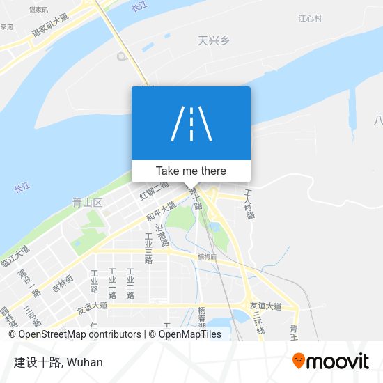 建设十路 map