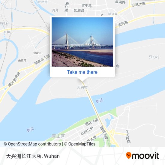 天兴洲长江大桥 map