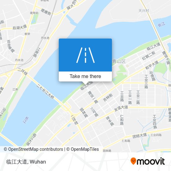 临江大道 map