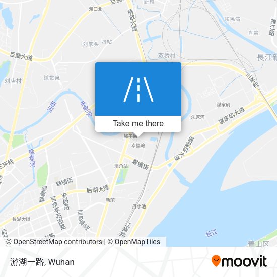 游湖一路 map