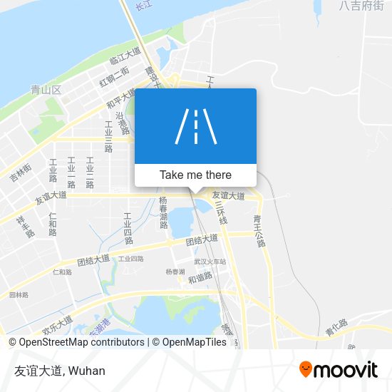 友谊大道 map
