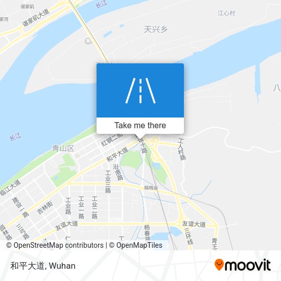和平大道 map