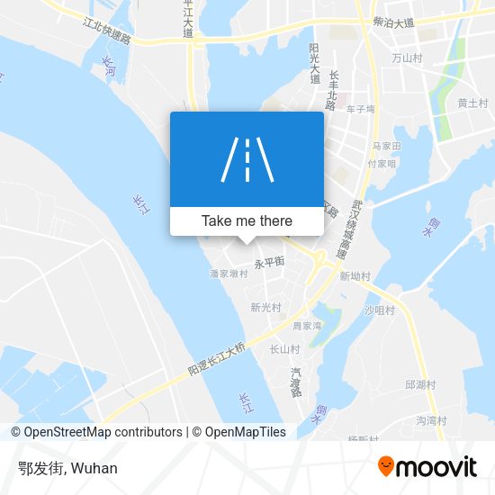 鄂发街 map