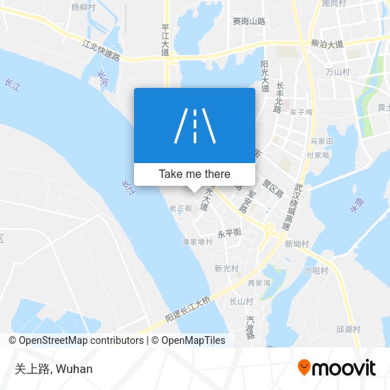 关上路 map