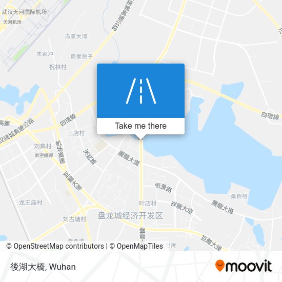 後湖大橋 map