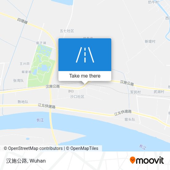 汉施公路 map