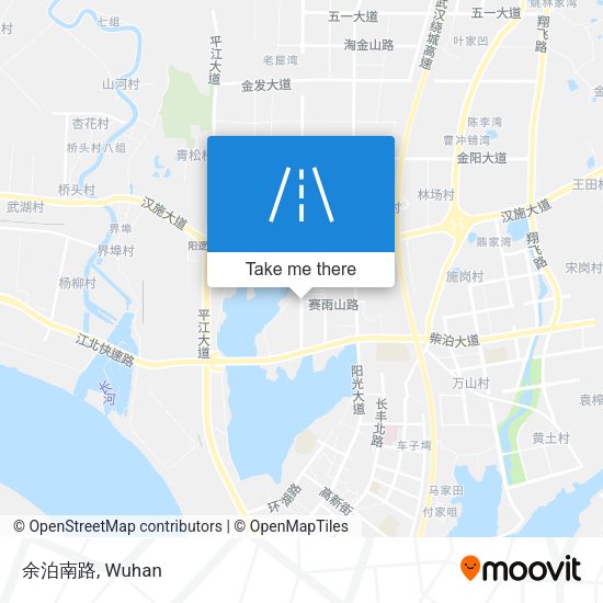 余泊南路 map