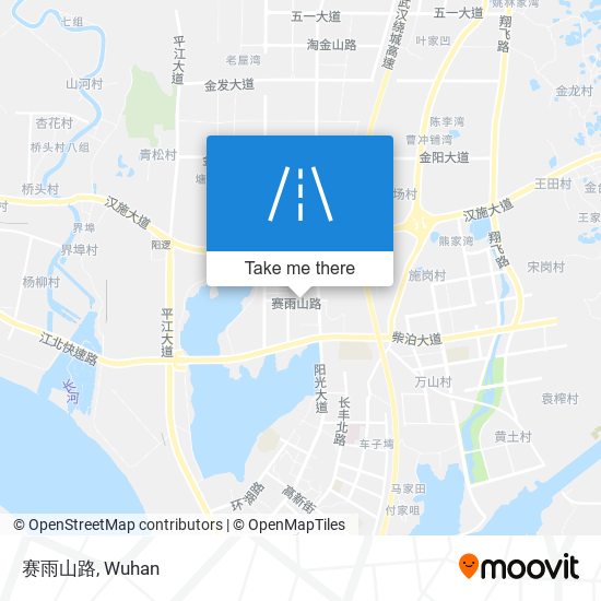 赛雨山路 map