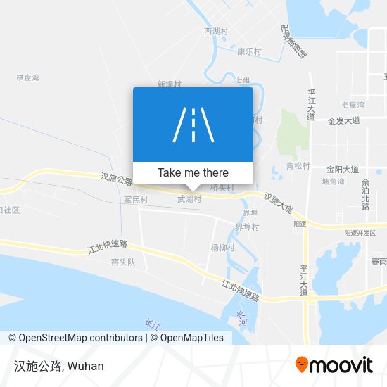 汉施公路 map